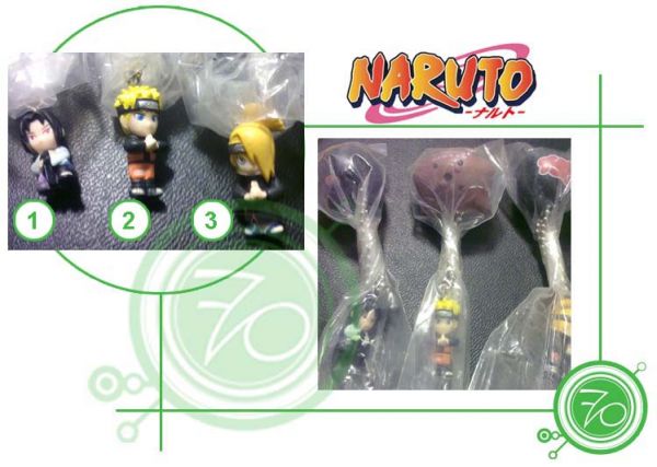 1 - Sasuke ball chaveiro